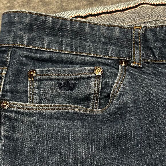 Peter Millar Jeans Mens 38x28‎ Blue Denim Medium Wash Straight Leg - Picture 8 of 13